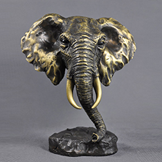 popular animal sculpture elephant head statue